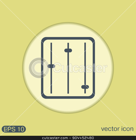 To use this stock image in your creative project, please select the size you need over to the right and click the "Add to Cart" button.
Your downloaded image will come with the Cutcaster watermark removed so don’t worry about the watermark you see on this page. equalizer. stock vector clipart, equalizer sign. by LittleCuckoo