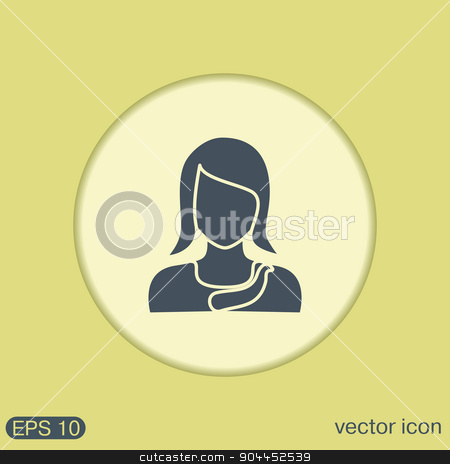 To use this stock image in your creative project, please select the size you need over to the right and click the "Add to Cart" button.
Your downloaded image will come with the Cutcaster watermark removed so don’t worry about the watermark you see on this page. A female avatar. Avatar of a woman. stock vector clipart, A female avatar. Avatar of a woman. by LittleCuckoo