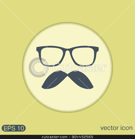 To use this stock image in your creative project, please select the size you need over to the right and click the "Add to Cart" button.
Your downloaded image will come with the Cutcaster watermark removed so don’t worry about the watermark you see on this page. mustache and glasses. hipster icon symbol stock vector clipart, mustache and glasses. hipster icon symbol by LittleCuckoo