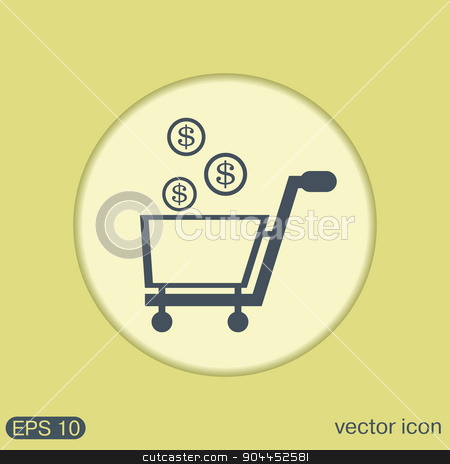 To use this stock image in your creative project, please select the size you need over to the right and click the "Add to Cart" button.
Your downloaded image will come with the Cutcaster watermark removed so don’t worry about the watermark you see on this page. shopping cart with money stock vector clipart, shopping cart with money by LittleCuckoo
