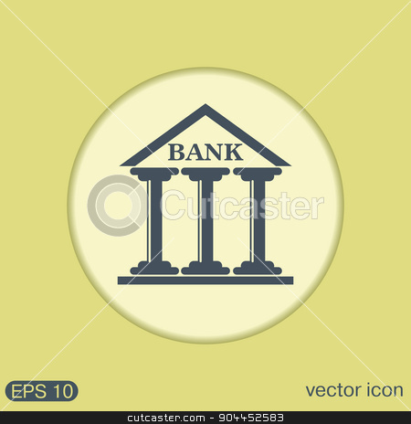 To use this stock image in your creative project, please select the size you need over to the right and click the "Add to Cart" button.
Your downloaded image will come with the Cutcaster watermark removed so don’t worry about the watermark you see on this page. bank building. stock vector clipart, bank building. by LittleCuckoo