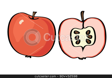 To use this stock image in your creative project, please select the size you need over to the right and click the "Add to Cart" button.
Your downloaded image will come with the Cutcaster watermark removed so don’t worry about the watermark you see on this page. Vector illustration apple on a white background. stock vector clipart, Vector illustration apple on a white background. Food element for your design. by Aleksandra Serova