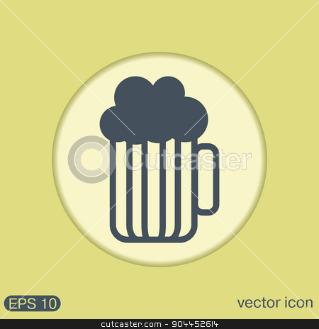 To use this stock image in your creative project, please select the size you need over to the right and click the "Add to Cart" button.
Your downloaded image will come with the Cutcaster watermark removed so don’t worry about the watermark you see on this page. beer icon stock vector clipart, beer icon by LittleCuckoo