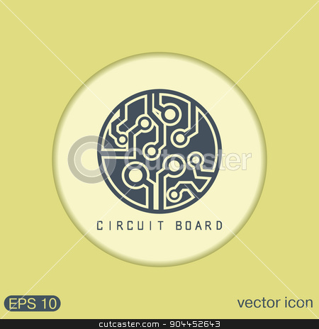 To use this stock image in your creative project, please select the size you need over to the right and click the "Add to Cart" button.
Your downloaded image will come with the Cutcaster watermark removed so don’t worry about the watermark you see on this page. Circuit board sign icon. Technology scheme symbol. stock vector clipart, Circuit board sign icon. Technology scheme symbol. by LittleCuckoo