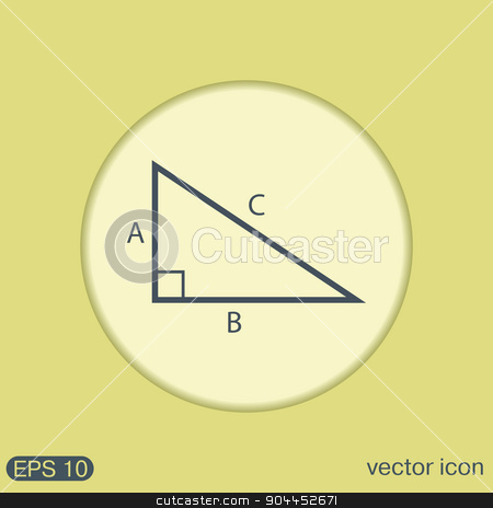To use this stock image in your creative project, please select the size you need over to the right and click the "Add to Cart" button.
Your downloaded image will come with the Cutcaster watermark removed so don’t worry about the watermark you see on this page. triangle math. symbol icon geometry. learning math stock vector clipart, triangle math icon. symbol icon geometry. learning math by LittleCuckoo