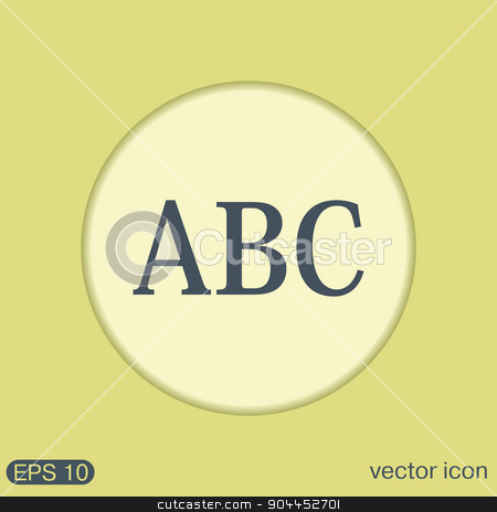 To use this stock image in your creative project, please select the size you need over to the right and click the "Add to Cart" button.
Your downloaded image will come with the Cutcaster watermark removed so don’t worry about the watermark you see on this page. Letters of the alphabet. Icon learning. school symbol stock vector clipart, Letters of the alphabet. ABC. Icon learning. school symbol by LittleCuckoo