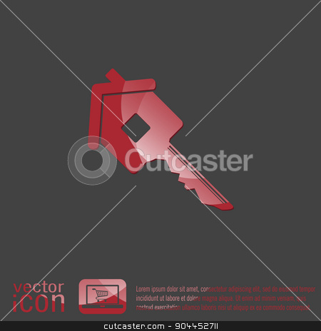 To use this stock image in your creative project, please select the size you need over to the right and click the "Add to Cart" button.
Your downloaded image will come with the Cutcaster watermark removed so don’t worry about the watermark you see on this page. key in the house. real estate icon. home sign stock vector clipart, key in the house. real estate icon. home sign by LittleCuckoo