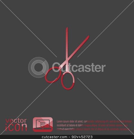 To use this stock image in your creative project, please select the size you need over to the right and click the "Add to Cart" button.
Your downloaded image will come with the Cutcaster watermark removed so don’t worry about the watermark you see on this page. scissors. barbershop stock vector clipart, scissors sign. barbershop. symbol of hair and beauty salon by LittleCuckoo