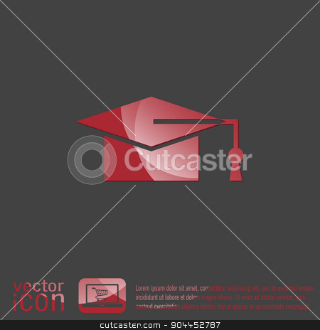 To use this stock image in your creative project, please select the size you need over to the right and click the "Add to Cart" button.
Your downloaded image will come with the Cutcaster watermark removed so don’t worry about the watermark you see on this page. graduate hat. Education sign. stock vector clipart, graduate hat sign. Education sign. symbol icon college or institute. graduation by LittleCuckoo