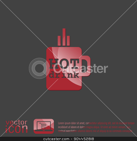To use this stock image in your creative project, please select the size you need over to the right and click the "Add to Cart" button.
Your downloaded image will come with the Cutcaster watermark removed so don’t worry about the watermark you see on this page. Cup of hot drink. Icon cafe or diner. stock vector clipart, Coffee cup or tea symbol icon. Cup of hot drink sign. Symbol of hot drink . Icon cafe or diner. by LittleCuckoo