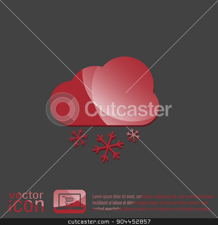 To use this stock image in your creative project, please select the size you need over to the right and click the "Add to Cart" button.
Your downloaded image will come with the Cutcaster watermark removed so don’t worry about the watermark you see on this page. weather icon, cloud snow stock vector clipart, weather icon, cloud snow by LittleCuckoo