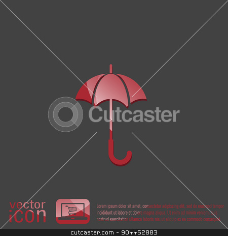 To use this stock image in your creative project, please select the size you need over to the right and click the "Add to Cart" button.
Your downloaded image will come with the Cutcaster watermark removed so don’t worry about the watermark you see on this page. umbrella icon. protection from rain and moisture stock vector clipart, umbrella icon. protection from rain and moisture by LittleCuckoo