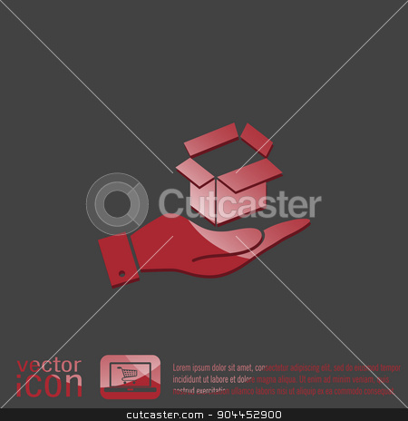 To use this stock image in your creative project, please select the size you need over to the right and click the "Add to Cart" button.
Your downloaded image will come with the Cutcaster watermark removed so don’t worry about the watermark you see on this page. hand holding a Opened cardboard box stock vector clipart, hand holding a Opened cardboard box by LittleCuckoo