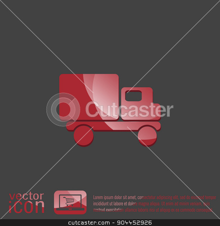 To use this stock image in your creative project, please select the size you need over to the right and click the "Add to Cart" button.
Your downloaded image will come with the Cutcaster watermark removed so don’t worry about the watermark you see on this page. Truck. Logistic icon. symbol icon laden truck. carriage of the goods or things stock vector clipart, Truck. Logistic icon. Transportation symbol. symbol icon laden truck. carriage of the goods or things by LittleCuckoo