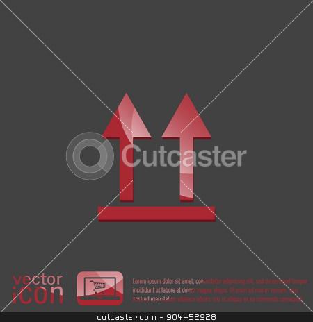 To use this stock image in your creative project, please select the size you need over to the right and click the "Add to Cart" button.
Your downloaded image will come with the Cutcaster watermark removed so don’t worry about the watermark you see on this page. Fragile symbol, arrow up. logistic icon. stock vector clipart, Fragile symbol, arrow up. logistic icon. by LittleCuckoo