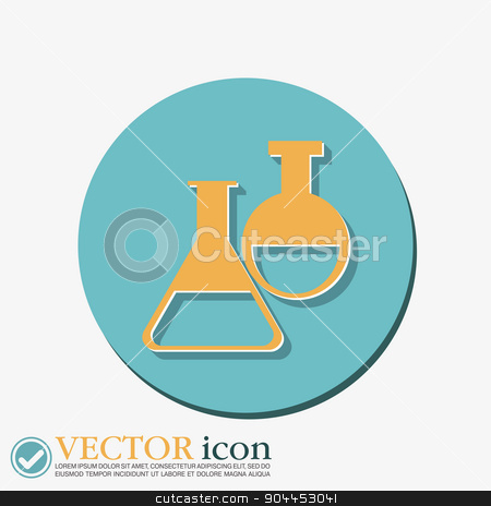 To use this stock image in your creative project, please select the size you need over to the right and click the "Add to Cart" button.
Your downloaded image will come with the Cutcaster watermark removed so don’t worry about the watermark you see on this page. flask bulb medicine or chemistry stock vector clipart, flask bulb symbol chemistry. symbol icon of medicine or chemistry . the study of science by LittleCuckoo
