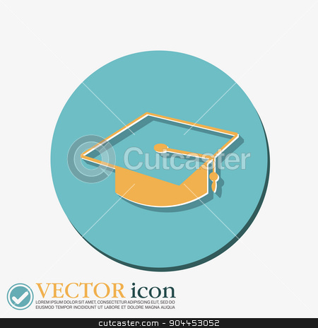 To use this stock image in your creative project, please select the size you need over to the right and click the "Add to Cart" button.
Your downloaded image will come with the Cutcaster watermark removed so don’t worry about the watermark you see on this page. graduate hat. Education sign. stock vector clipart, graduate hat sign. Education sign. symbol icon college or institute. graduation by LittleCuckoo