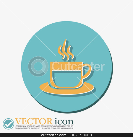 To use this stock image in your creative project, please select the size you need over to the right and click the "Add to Cart" button.
Your downloaded image will come with the Cutcaster watermark removed so don’t worry about the watermark you see on this page. Cup of hot drink. Icon cafe or diner. stock vector clipart, Coffee cup or tea symbol icon. Cup of hot drink sign. Symbol of hot drink . Icon cafe or diner. by LittleCuckoo