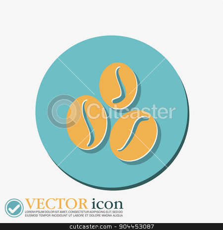 To use this stock image in your creative project, please select the size you need over to the right and click the "Add to Cart" button.
Your downloaded image will come with the Cutcaster watermark removed so don’t worry about the watermark you see on this page. Coffee beans symbol. stock vector clipart, Coffee beans symbol. by LittleCuckoo