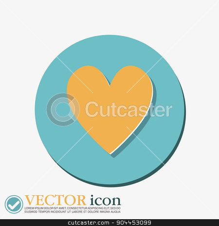 To use this stock image in your creative project, please select the size you need over to the right and click the "Add to Cart" button.
Your downloaded image will come with the Cutcaster watermark removed so don’t worry about the watermark you see on this page. heart symbol stock vector clipart, heart icon sign. valentine icon by LittleCuckoo