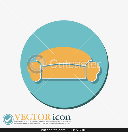 To use this stock image in your creative project, please select the size you need over to the right and click the "Add to Cart" button.
Your downloaded image will come with the Cutcaster watermark removed so don’t worry about the watermark you see on this page. sofa icon symbol furniture. icon home interior stock vector clipart, sofa icon symbol furniture. icon home interior by LittleCuckoo