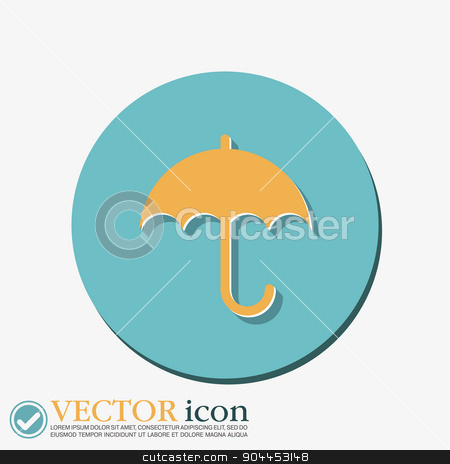 To use this stock image in your creative project, please select the size you need over to the right and click the "Add to Cart" button.
Your downloaded image will come with the Cutcaster watermark removed so don’t worry about the watermark you see on this page. umbrella icon. protection from rain and moisture stock vector clipart, umbrella icon. protection from rain and moisture by LittleCuckoo