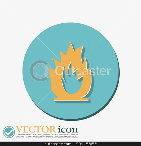 To use this stock image in your creative project, please select the size you need over to the right and click the "Add to Cart" button.
Your downloaded image will come with the Cutcaster watermark removed so don’t worry about the watermark you see on this page. fire sign. stock vector clipart, fire sign. by LittleCuckoo