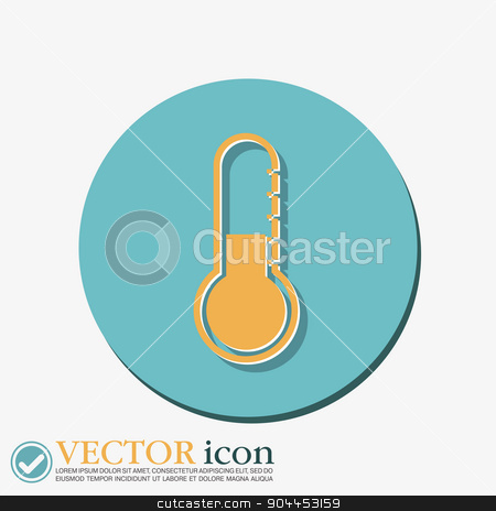 To use this stock image in your creative project, please select the size you need over to the right and click the "Add to Cart" button.
Your downloaded image will come with the Cutcaster watermark removed so don’t worry about the watermark you see on this page. thermometer icon. temperature symbol stock vector clipart, thermometer icon. temperature symbol by LittleCuckoo