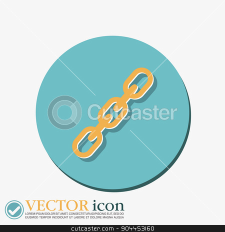 To use this stock image in your creative project, please select the size you need over to the right and click the "Add to Cart" button.
Your downloaded image will come with the Cutcaster watermark removed so don’t worry about the watermark you see on this page. Links, chain icon stock vector clipart, Links, chain icon by LittleCuckoo