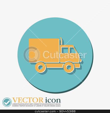 To use this stock image in your creative project, please select the size you need over to the right and click the "Add to Cart" button.
Your downloaded image will come with the Cutcaster watermark removed so don’t worry about the watermark you see on this page. Truck. Logistic icon. symbol icon laden truck. carriage of the goods or things stock vector clipart, Truck. Logistic icon. Transportation symbol. symbol icon laden truck. carriage of the goods or things by LittleCuckoo