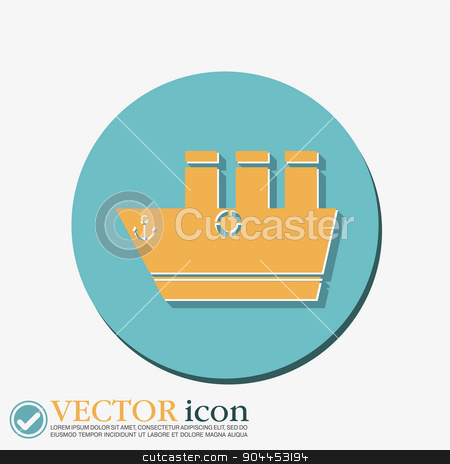 To use this stock image in your creative project, please select the size you need over to the right and click the "Add to Cart" button.
Your downloaded image will come with the Cutcaster watermark removed so don’t worry about the watermark you see on this page. sailing ship symbol . icon boat steamer. sailboat sign stock vector clipart, sailing ship symbol . icon boat steamer. sailboat sign by LittleCuckoo