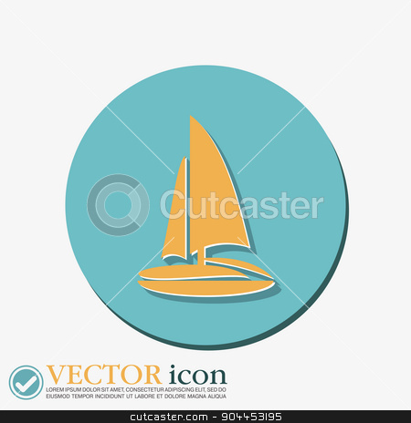 To use this stock image in your creative project, please select the size you need over to the right and click the "Add to Cart" button.
Your downloaded image will come with the Cutcaster watermark removed so don’t worry about the watermark you see on this page. sailing ship symbol . icon boat steamer. sailboat sign stock vector clipart, sailing ship symbol . icon boat steamer. sailboat sign by LittleCuckoo