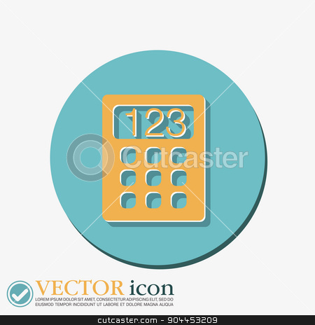 To use this stock image in your creative project, please select the size you need over to the right and click the "Add to Cart" button.
Your downloaded image will come with the Cutcaster watermark removed so don’t worry about the watermark you see on this page. calculator stock vector clipart, calculator. office sign by LittleCuckoo