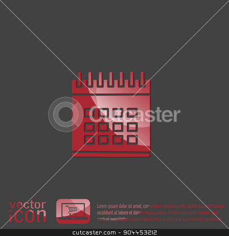 To use this stock image in your creative project, please select the size you need over to the right and click the "Add to Cart" button.
Your downloaded image will come with the Cutcaster watermark removed so don’t worry about the watermark you see on this page. calendar stock vector clipart, calendar sign by LittleCuckoo