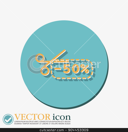 To use this stock image in your creative project, please select the size you need over to the right and click the "Add to Cart" button.
Your downloaded image will come with the Cutcaster watermark removed so don’t worry about the watermark you see on this page. discount coupon with scissors. symbol icon discounts on merchandise stock vector clipart, discount coupon with scissors sign. symbol icon discounts on merchandise by LittleCuckoo