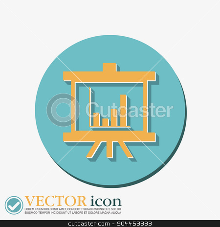 To use this stock image in your creative project, please select the size you need over to the right and click the "Add to Cart" button.
Your downloaded image will come with the Cutcaster watermark removed so don’t worry about the watermark you see on this page. presentation graphics. Business icon stock vector clipart, presentation graphics. Business icon by LittleCuckoo