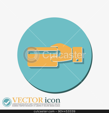 To use this stock image in your creative project, please select the size you need over to the right and click the "Add to Cart" button.
Your downloaded image will come with the Cutcaster watermark removed so don’t worry about the watermark you see on this page. Hand holding credit card, vector, credit card in hand, Payment icon stock vector clipart, Hand holding credit card, vector, credit card in hand, Payment icon by LittleCuckoo