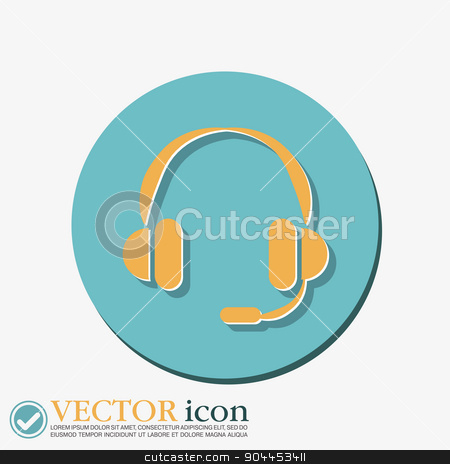 To use this stock image in your creative project, please select the size you need over to the right and click the "Add to Cart" button.
Your downloaded image will come with the Cutcaster watermark removed so don’t worry about the watermark you see on this page. customer support, headphone icon stock vector clipart, headphone icon. help sign, customer support avatar by LittleCuckoo