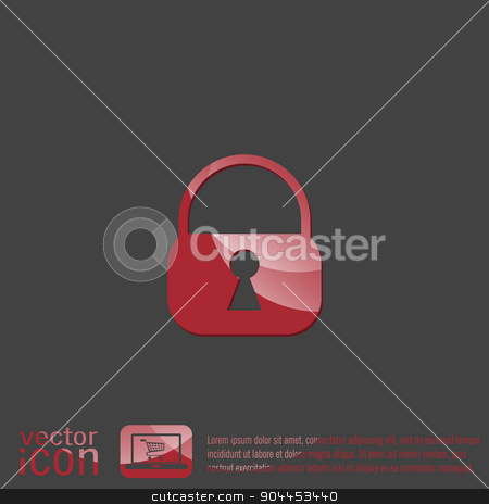 To use this stock image in your creative project, please select the size you need over to the right and click the "Add to Cart" button.
Your downloaded image will come with the Cutcaster watermark removed so don’t worry about the watermark you see on this page. padlock icon stock vector clipart, padlock symbol icon by LittleCuckoo