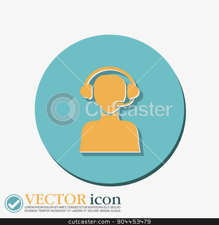 To use this stock image in your creative project, please select the size you need over to the right and click the "Add to Cart" button.
Your downloaded image will come with the Cutcaster watermark removed so don’t worry about the watermark you see on this page. customer support stock vector clipart, customer support avatar by LittleCuckoo
