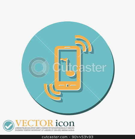 To use this stock image in your creative project, please select the size you need over to the right and click the "Add to Cart" button.
Your downloaded image will come with the Cutcaster watermark removed so don’t worry about the watermark you see on this page. telephone handset. stock vector clipart, smartphone with the symbol telephone handset. by LittleCuckoo