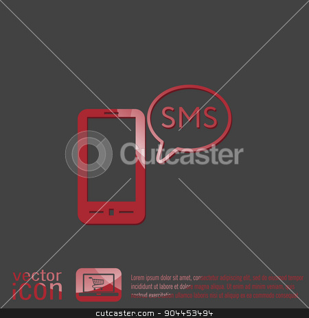 To use this stock image in your creative project, please select the size you need over to the right and click the "Add to Cart" button.
Your downloaded image will come with the Cutcaster watermark removed so don’t worry about the watermark you see on this page. smartphone with cloud of sms dialogue. stock vector clipart, smartphone with the symbol of cloud of sms dialogue by LittleCuckoo