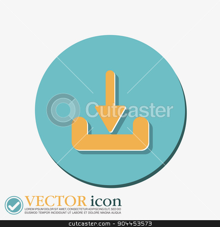 To use this stock image in your creative project, please select the size you need over to the right and click the "Add to Cart" button.
Your downloaded image will come with the Cutcaster watermark removed so don’t worry about the watermark you see on this page. download arrow. stock vector clipart, download arrow sign sign. by LittleCuckoo