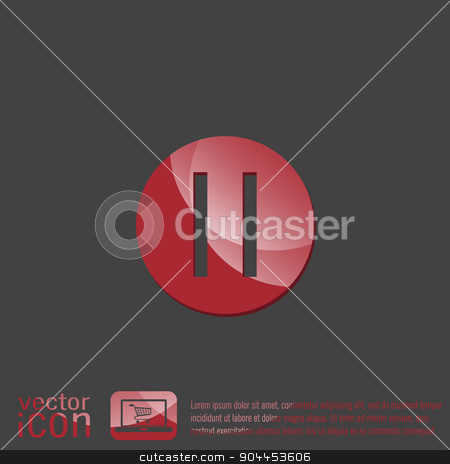 To use this stock image in your creative project, please select the size you need over to the right and click the "Add to Cart" button.
Your downloaded image will come with the Cutcaster watermark removed so don’t worry about the watermark you see on this page. pause sign web icon on background. stock vector clipart, pause sign web icon on background. by LittleCuckoo