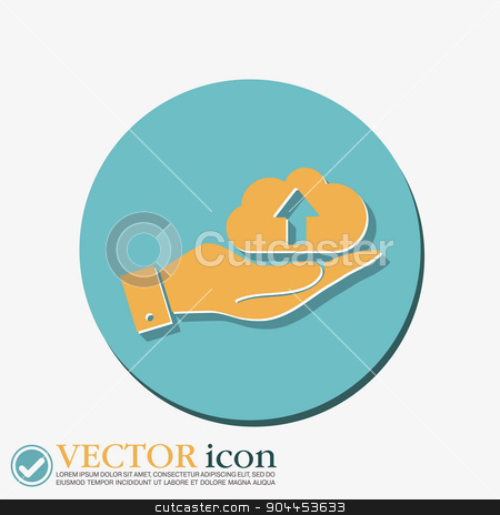 To use this stock image in your creative project, please select the size you need over to the right and click the "Add to Cart" button.
Your downloaded image will come with the Cutcaster watermark removed so don’t worry about the watermark you see on this page. hand holding a cloud download. icon download files stock vector clipart, hand holding a cloud download. icon download files by LittleCuckoo