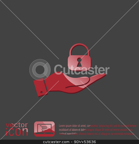 To use this stock image in your creative project, please select the size you need over to the right and click the "Add to Cart" button.
Your downloaded image will come with the Cutcaster watermark removed so don’t worry about the watermark you see on this page. hand holding a padlock stock vector clipart, hand holding a padlock symbol by LittleCuckoo