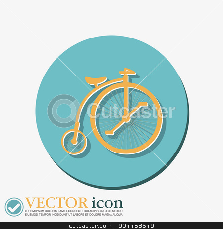 To use this stock image in your creative project, please select the size you need over to the right and click the "Add to Cart" button.
Your downloaded image will come with the Cutcaster watermark removed so don’t worry about the watermark you see on this page. retro bicycle icon stock vector clipart, retro bicycle icon by LittleCuckoo