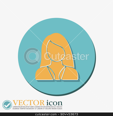 To use this stock image in your creative project, please select the size you need over to the right and click the "Add to Cart" button.
Your downloaded image will come with the Cutcaster watermark removed so don’t worry about the watermark you see on this page. A female avatar. girl. Avatar of a woman with long hair and bangs stock vector clipart, A female avatar. girl. Avatar of a woman with long hair and bangs by LittleCuckoo
