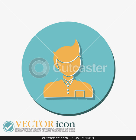 To use this stock image in your creative project, please select the size you need over to the right and click the "Add to Cart" button.
Your downloaded image will come with the Cutcaster watermark removed so don’t worry about the watermark you see on this page. A male avatar. Picture a man. Manager or an office worker . stock vector clipart, A male avatar. Picture a man. Manager or an office worker . by LittleCuckoo