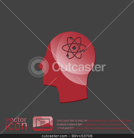 To use this stock image in your creative project, please select the size you need over to the right and click the "Add to Cart" button.
Your downloaded image will come with the Cutcaster watermark removed so don’t worry about the watermark you see on this page. Vector Icon head think silhoutte vector man and his mind about the atom, molecule. symbol icon of physics or chemistry . the study of science stock vector clipart, Vector Icon head think silhoutte vector man and his mind about the atom, molecule. the symbol of physics and chemistry. symbol icon of physics or chemistry . the study of science by LittleCuckoo